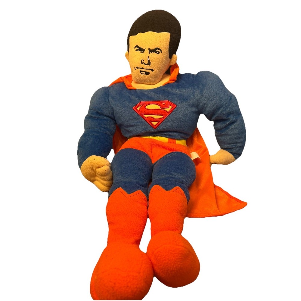 Vintage Superman Plush 30" Super Hero Pillow 2005 DC Comics Excellent condition - Picture 2 of 6
